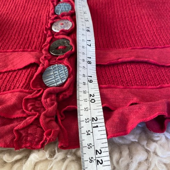 PURE Handknit Cotton Cardigan (S/M) - Picture 7 of 7